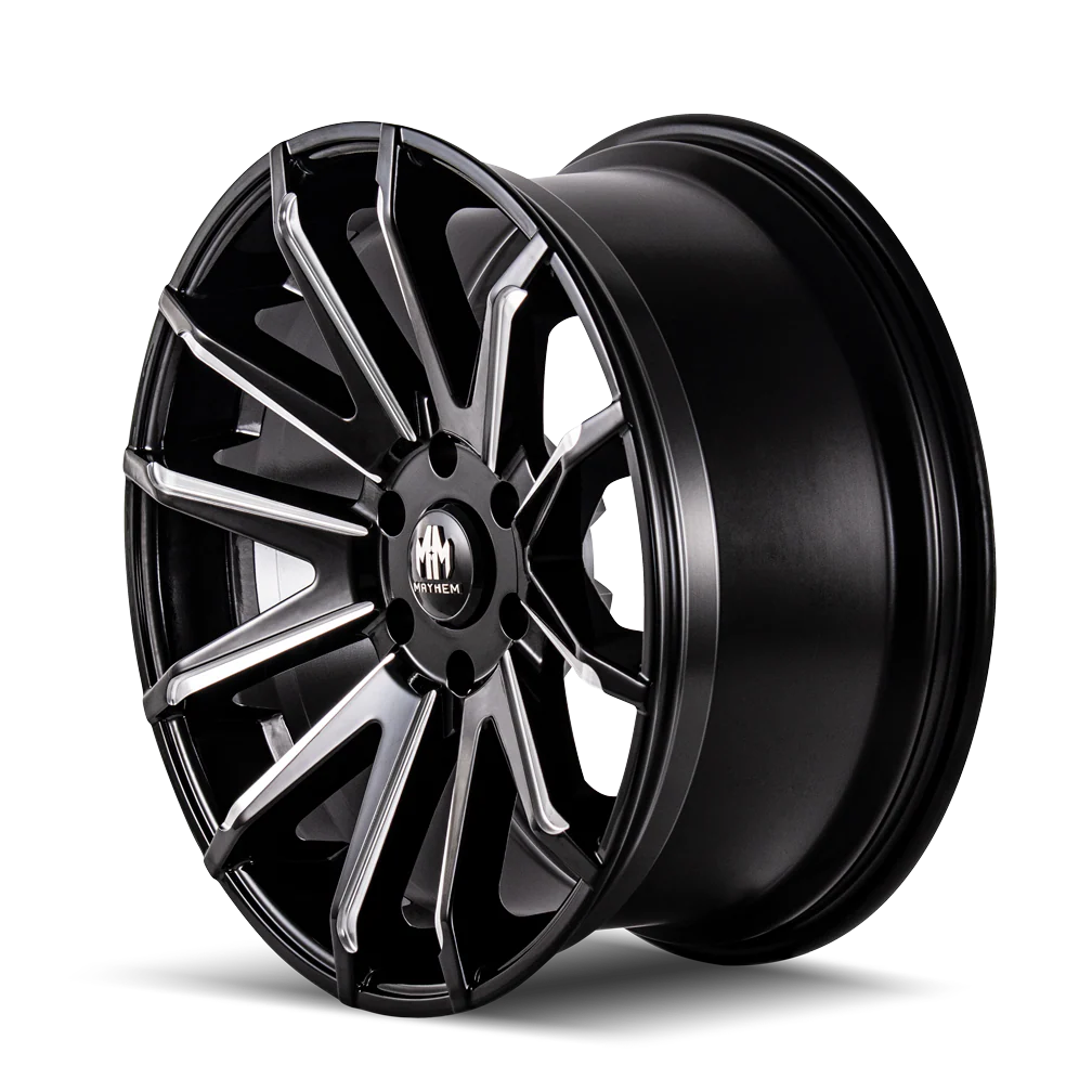 Mayhem - MAYHEM CROSSFIRE 8109 GLOSS BLACK MILLED 20X9.5 6-139.7 18MM 106MM - Image 5