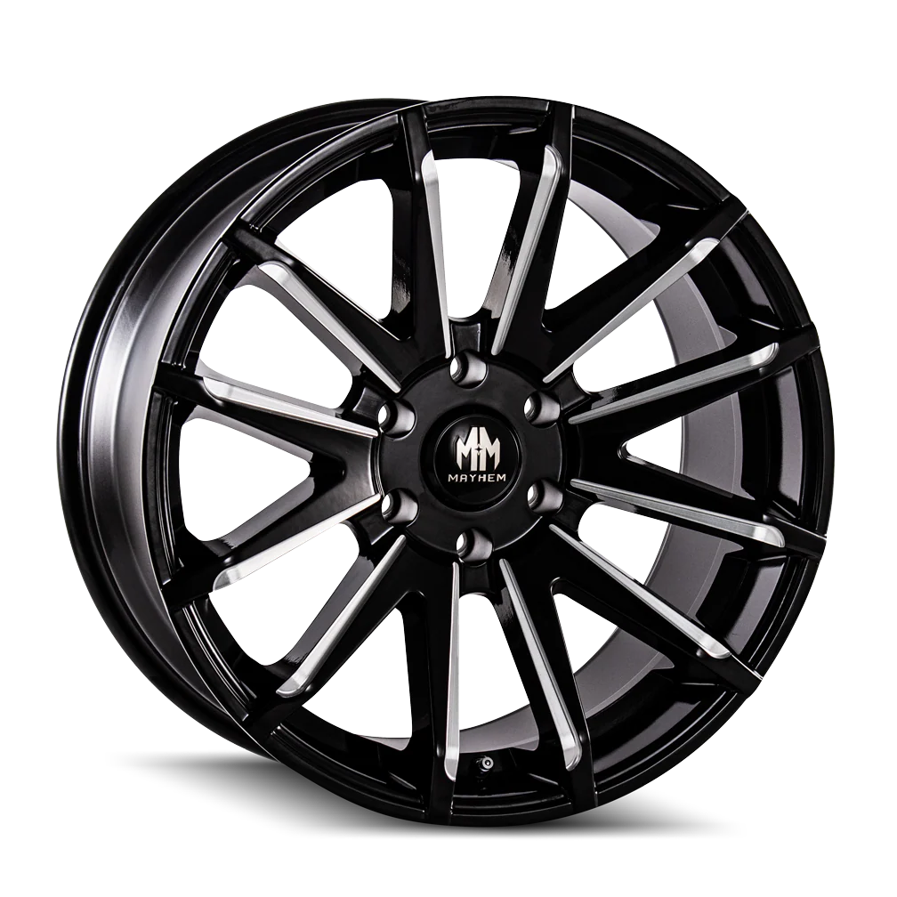 Mayhem - MAYHEM CROSSFIRE 8109 GLOSS BLACK MILLED 20X9.5 6-139.7 25MM 106MM - Image 4