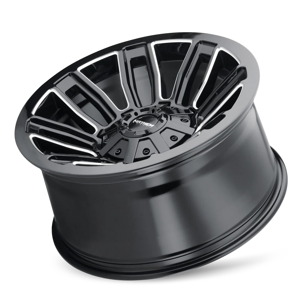 Mayhem - MAYHEM DECOY 8108 GLOSS BLACK MILLED 20X9 8-180 18MM 124.1MM - Image 3