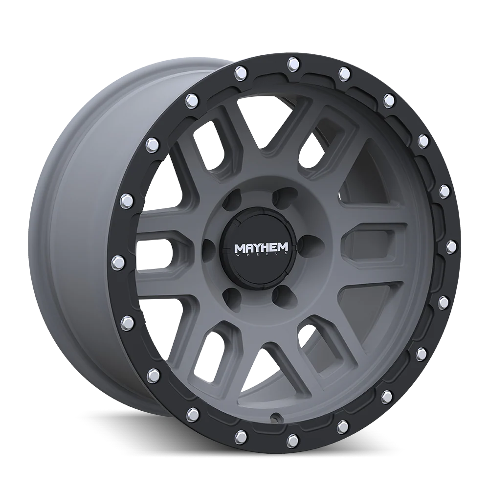Mayhem - MAYHEM DELTA 8304 MATTE GUNMETAL 17X9 6-139.7 -12MM 106MM