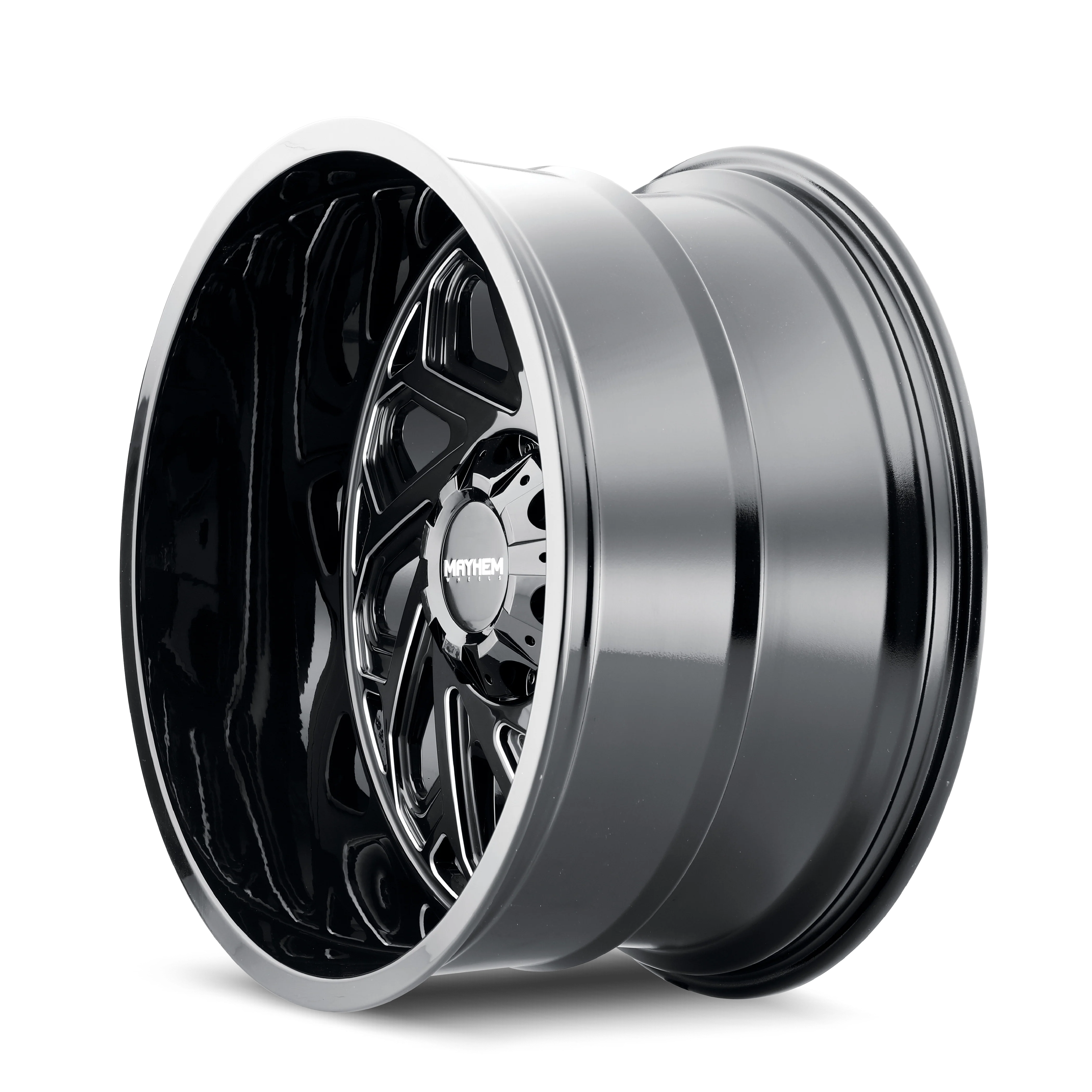 Mayhem - MAYHEM ESSEX 8112 GLOSS BLACK MILLED 20X9 8-165.1 18MM 125.2MM - Image 5