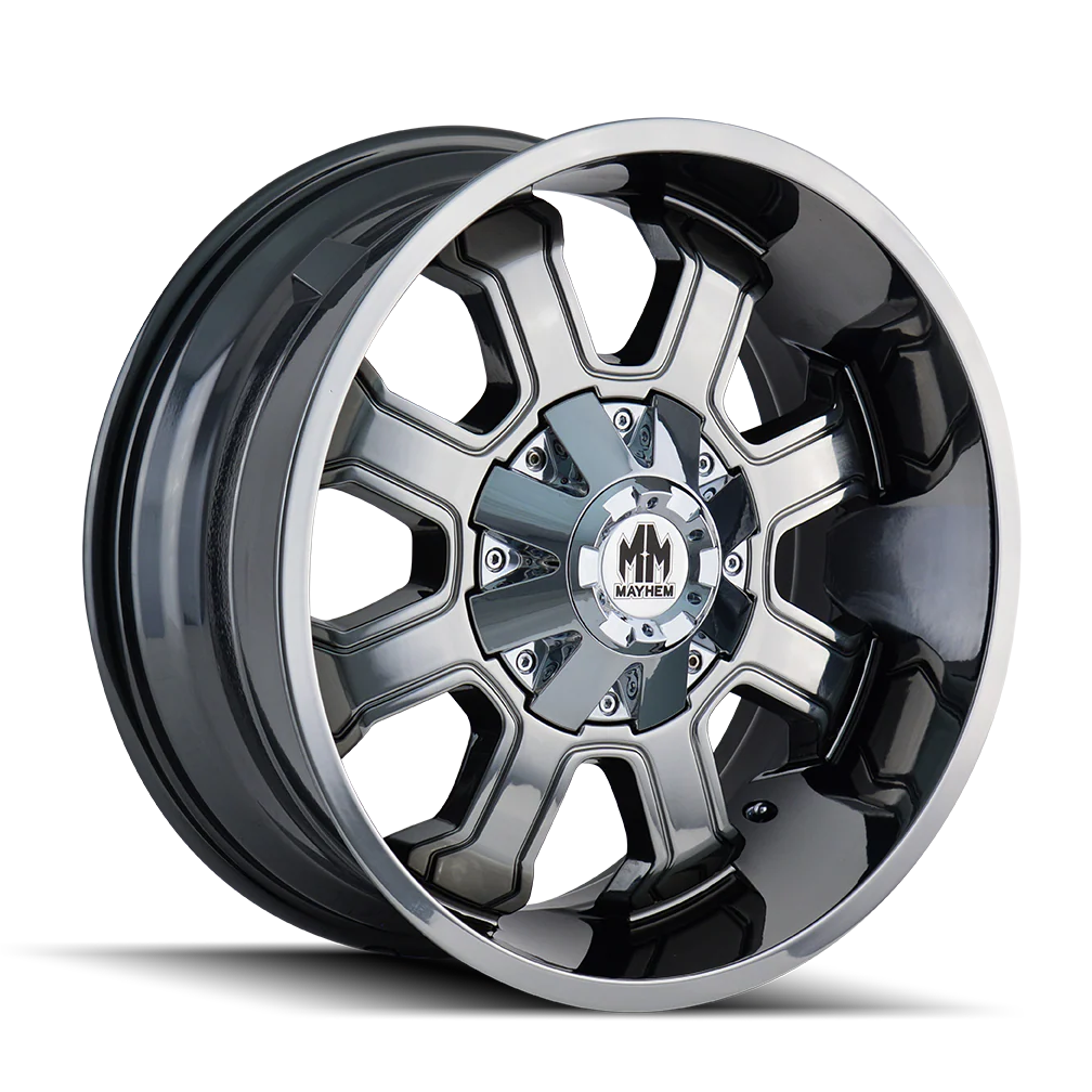 Mayhem - MAYHEM FIERCE 8103 CHROME 20X10 8-165.1/8-170 -19MM 130.8MM