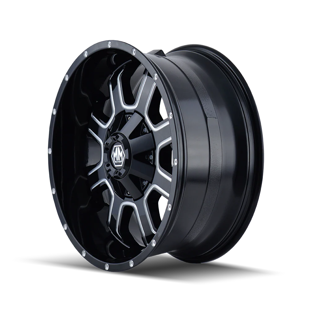 Mayhem - MAYHEM FIERCE 8103 GLOSS BLACK MILLED 17X9 6-135/6-139.7 18MM 106MM - Image 2
