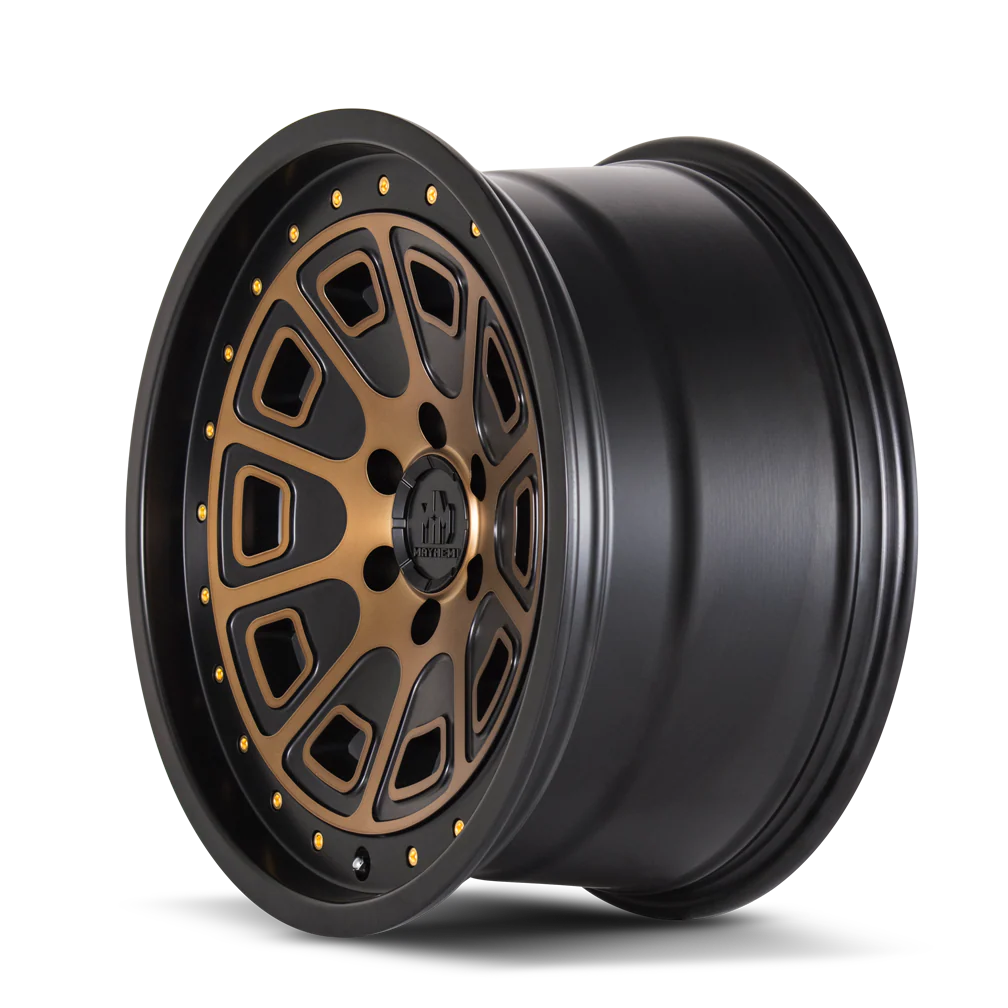 Mayhem - MAYHEM FLAT IRON 8301 MATTE BLACK W/ BROZNE TINT 17X9 6-135 -12MM 87.1MM - Image 5