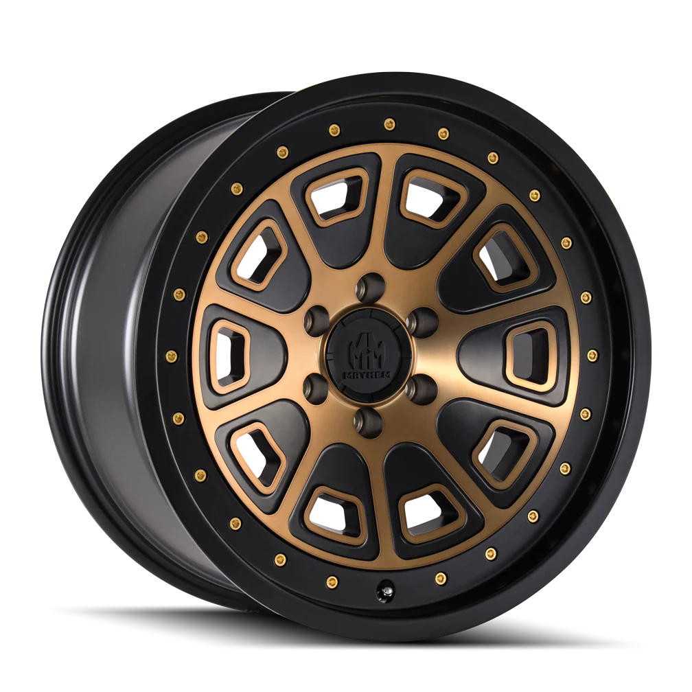 Mayhem - MAYHEM FLAT IRON 8301 MATTE BLACK W/ BROZNE TINT 18X9 6-135 0MM 87.1MM - Image 4