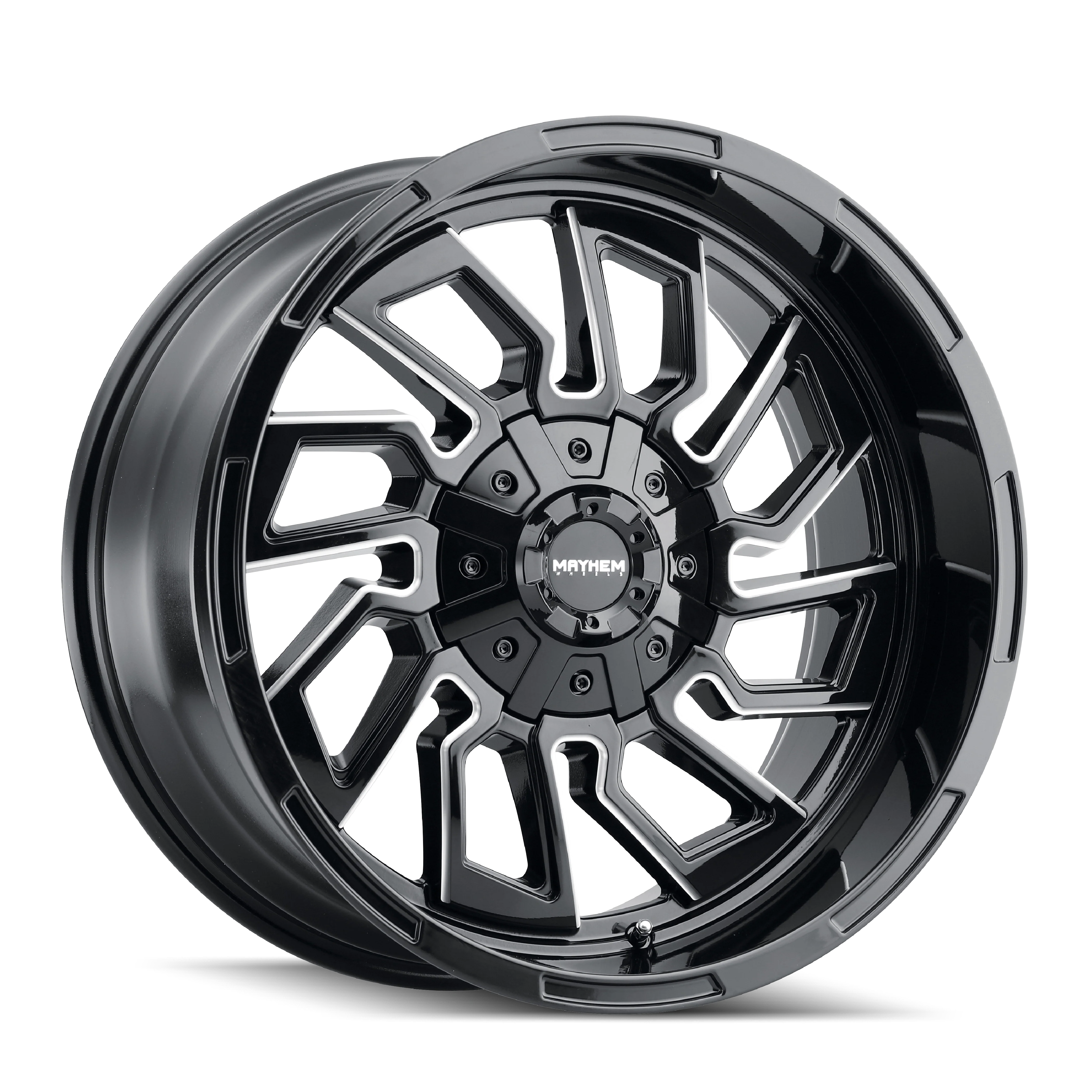 Mayhem - MAYHEM FLYWHEEL 8111 GLOSS BLACK MILLED 20X9 6-135/6-139.7 18MM 106MM - Image 3