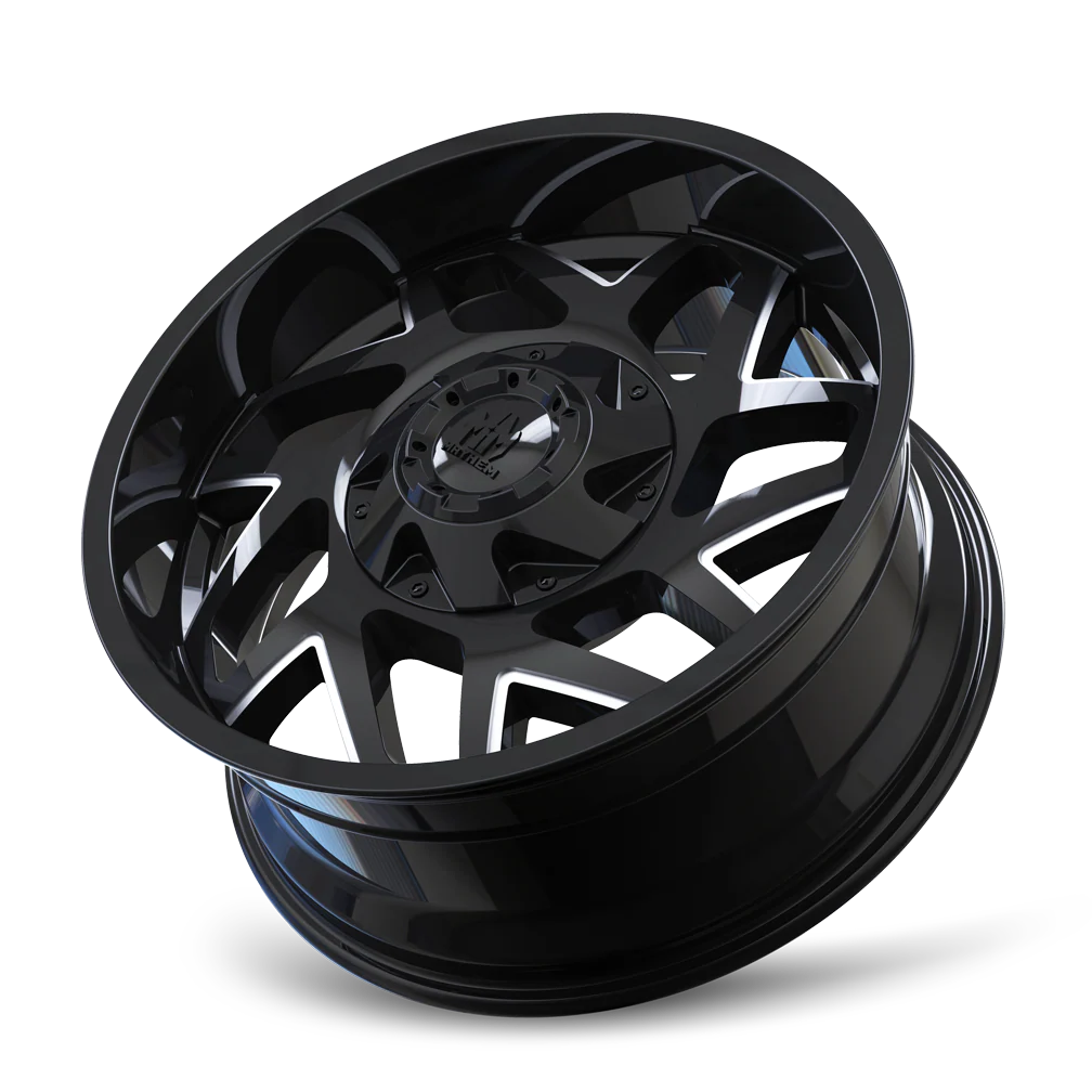 Mayhem - MAYHEM HATCHET 8106 GLOSS BLACK MILLED 20X9 8-165.1/8-170 0MM 130.8MM - Image 3
