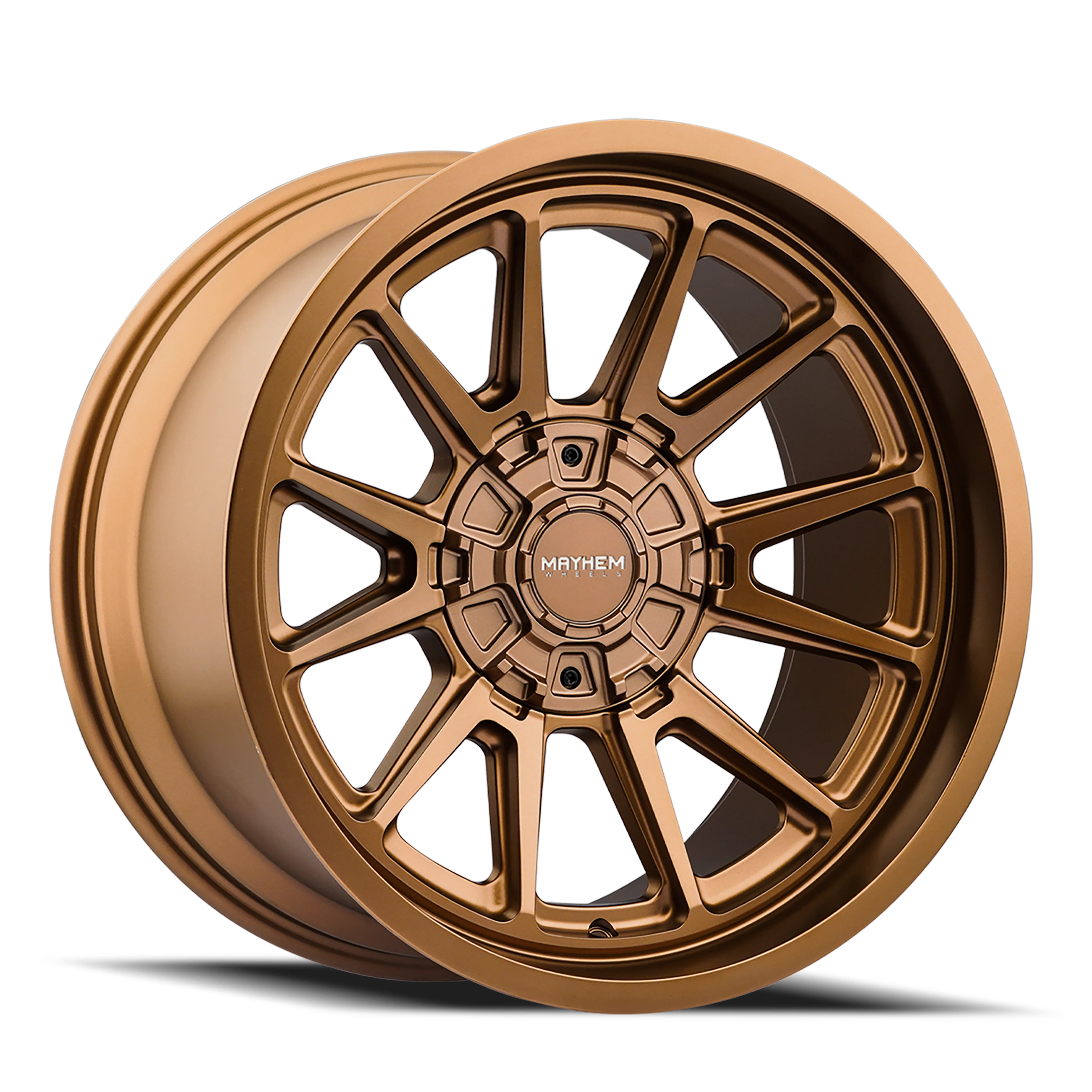 Mayhem - MAYHEM INTREPID 8116 SATIN BRONZE 20X9 8-180 0MM 124.1MM