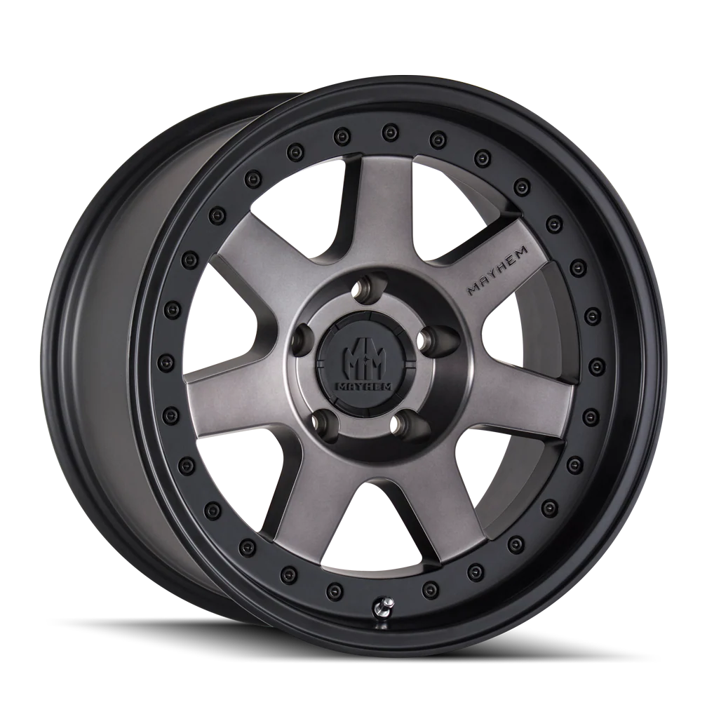 Mayhem - MAYHEM PRODIGY 8300 MATTE BLACK W/BRONZE TINT 18X9 6-120 -6MM 66.9MM