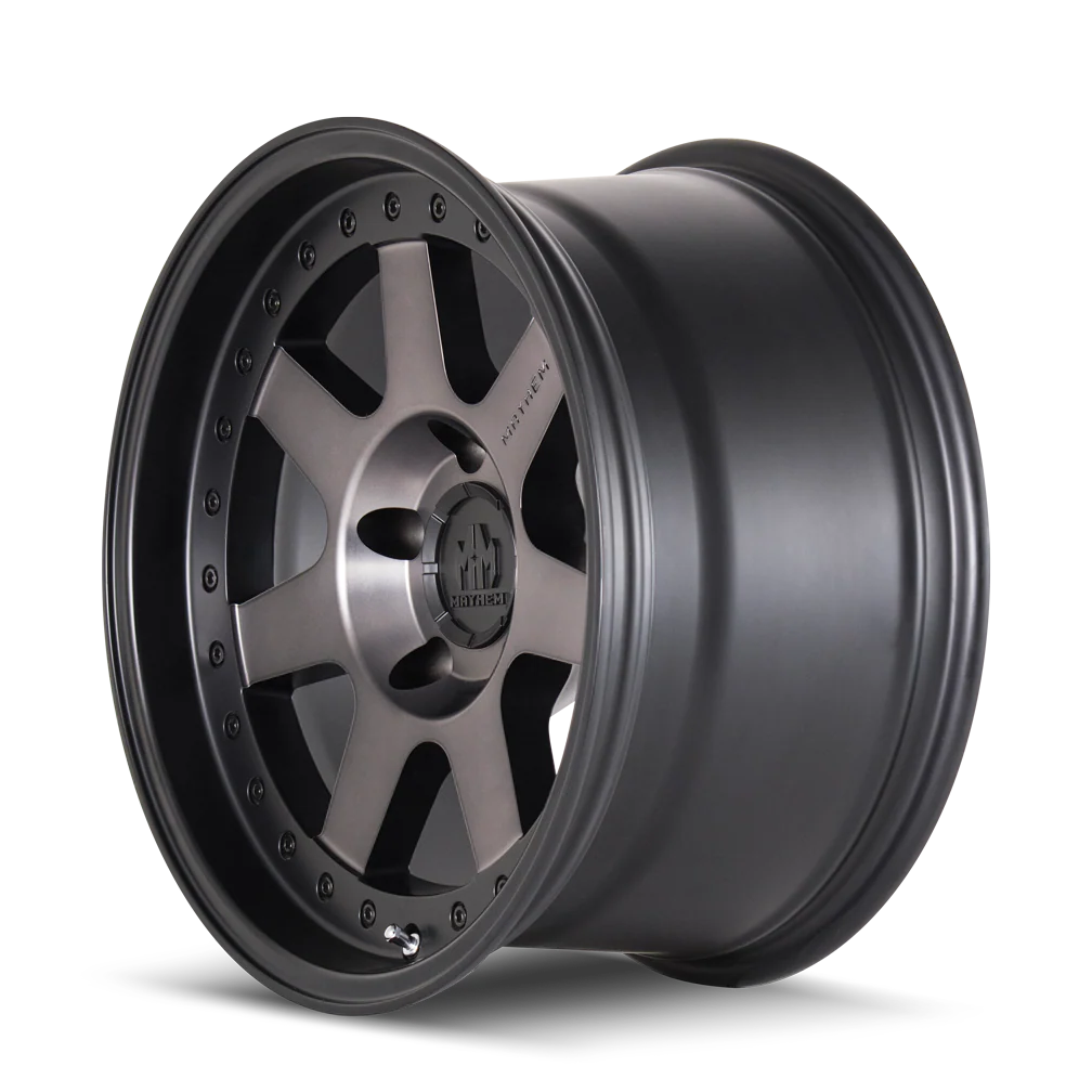 Mayhem - MAYHEM PRODIGY 8300 MATTE BLACK W/BRONZE TINT 18X9 6-120 -6MM 66.9MM - Image 2