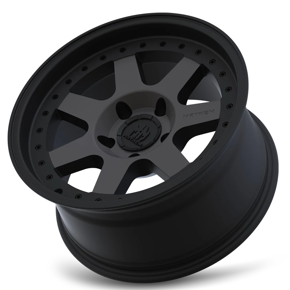 Mayhem - MAYHEM PRODIGY 8300 MATTE BLACK W/BRONZE TINT 18X9 6-120 -6MM 66.9MM - Image 3