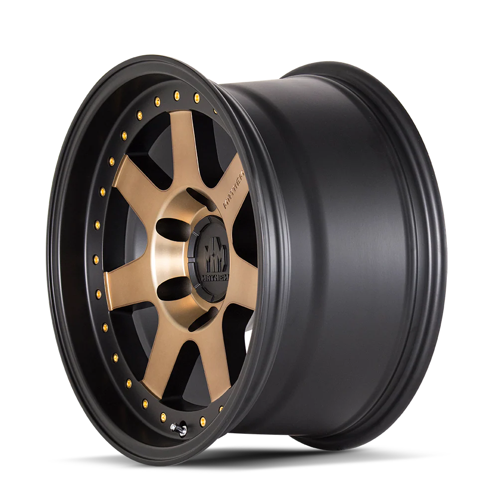 Mayhem - MAYHEM PRODIGY 8300 MATTE BLACK W/BRONZE TINT 18X9 8-180 0MM 124.1MM - Image 5