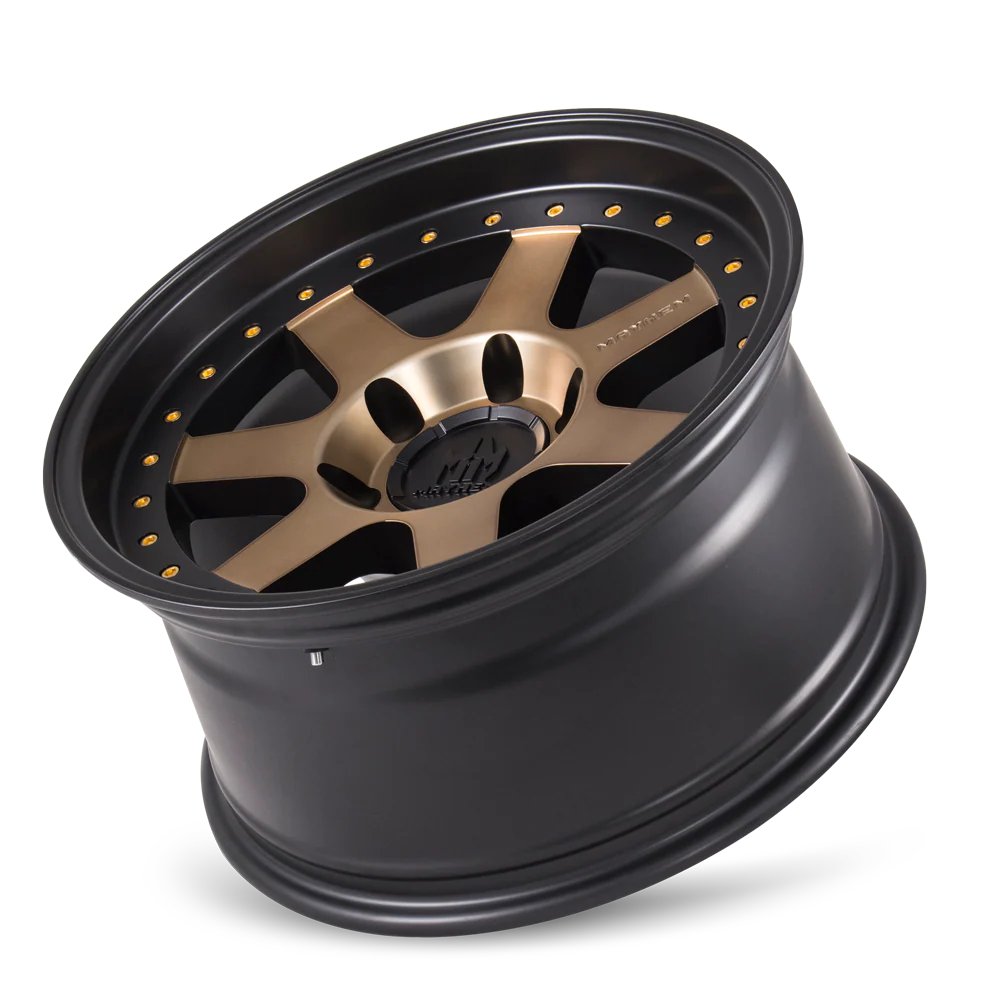 Mayhem - MAYHEM PRODIGY 8300 MATTE BLACK W/BRONZE TINT 18X9 8-180 0MM 124.1MM - Image 6