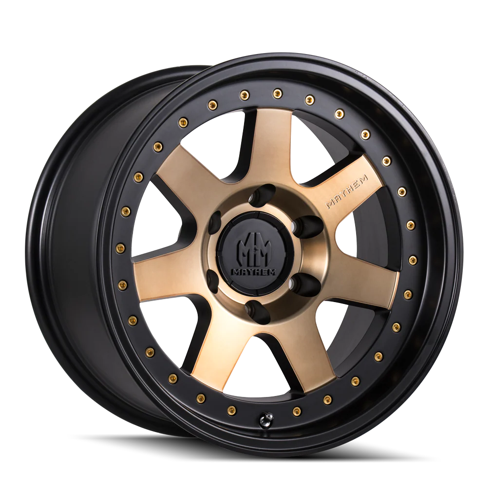 Mayhem - MAYHEM PRODIGY 8300 MATTE BLACK W/BRONZE TINT 20X9 6-139.7 0MM 106MM - Image 4