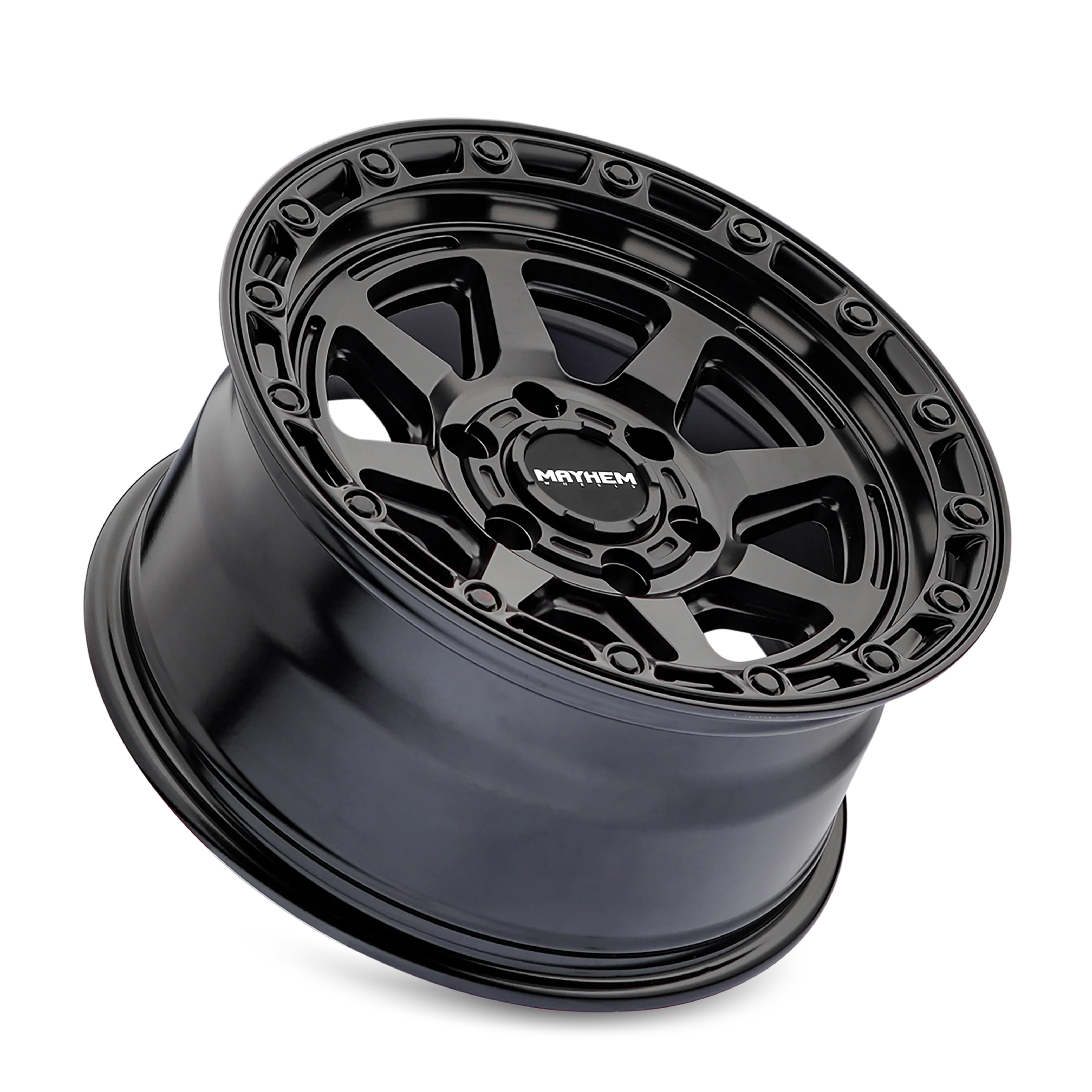 Mayhem - MAYHEM RIDGELINE 8306 SATIN BLACK 17X8.5 6-139.7 6MM 106.1MM - Image 4