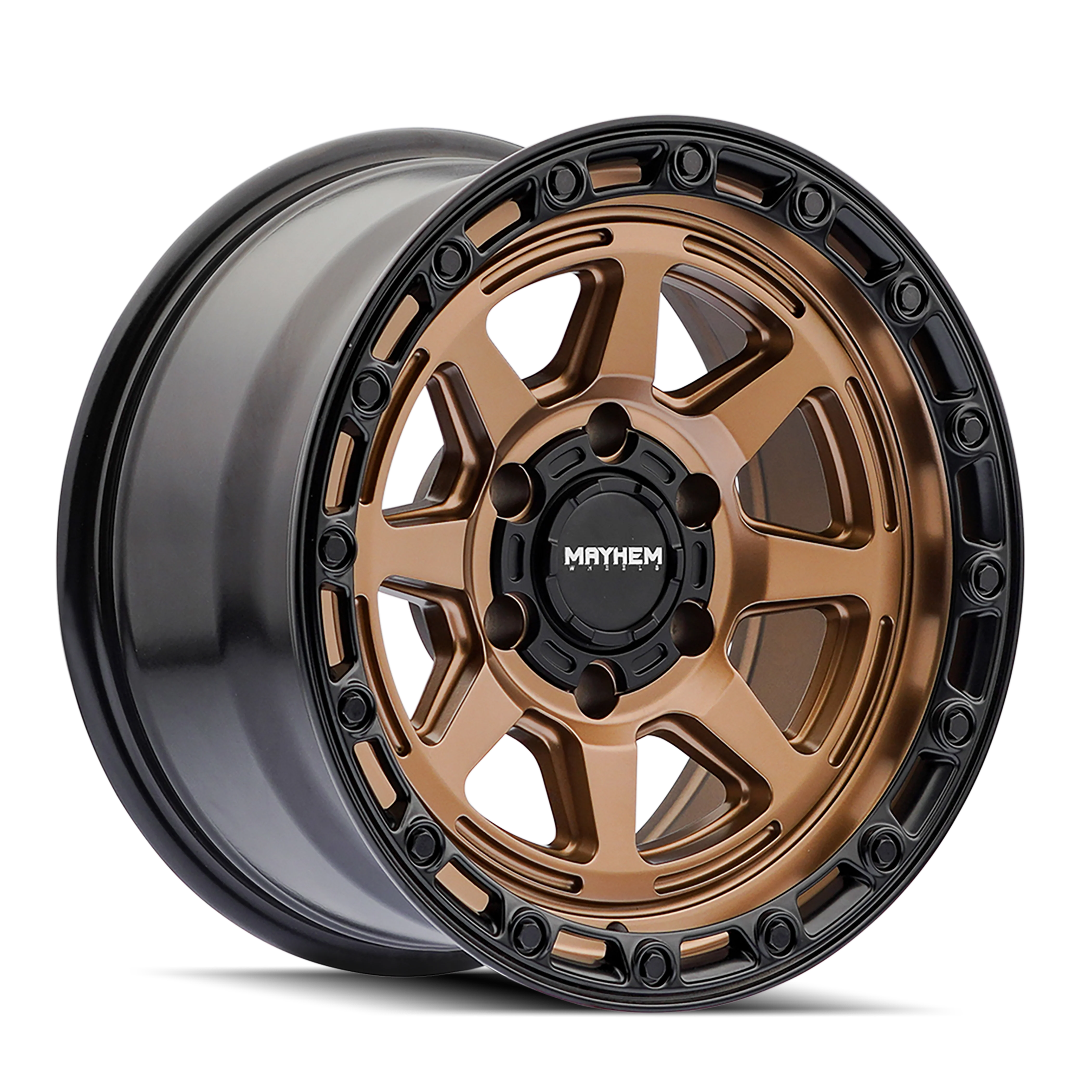 Mayhem - MAYHEM RIDGELINE 8306 SATIN BRONZE 17X8.5 5-127 -6MM 78.1MM - Image 6