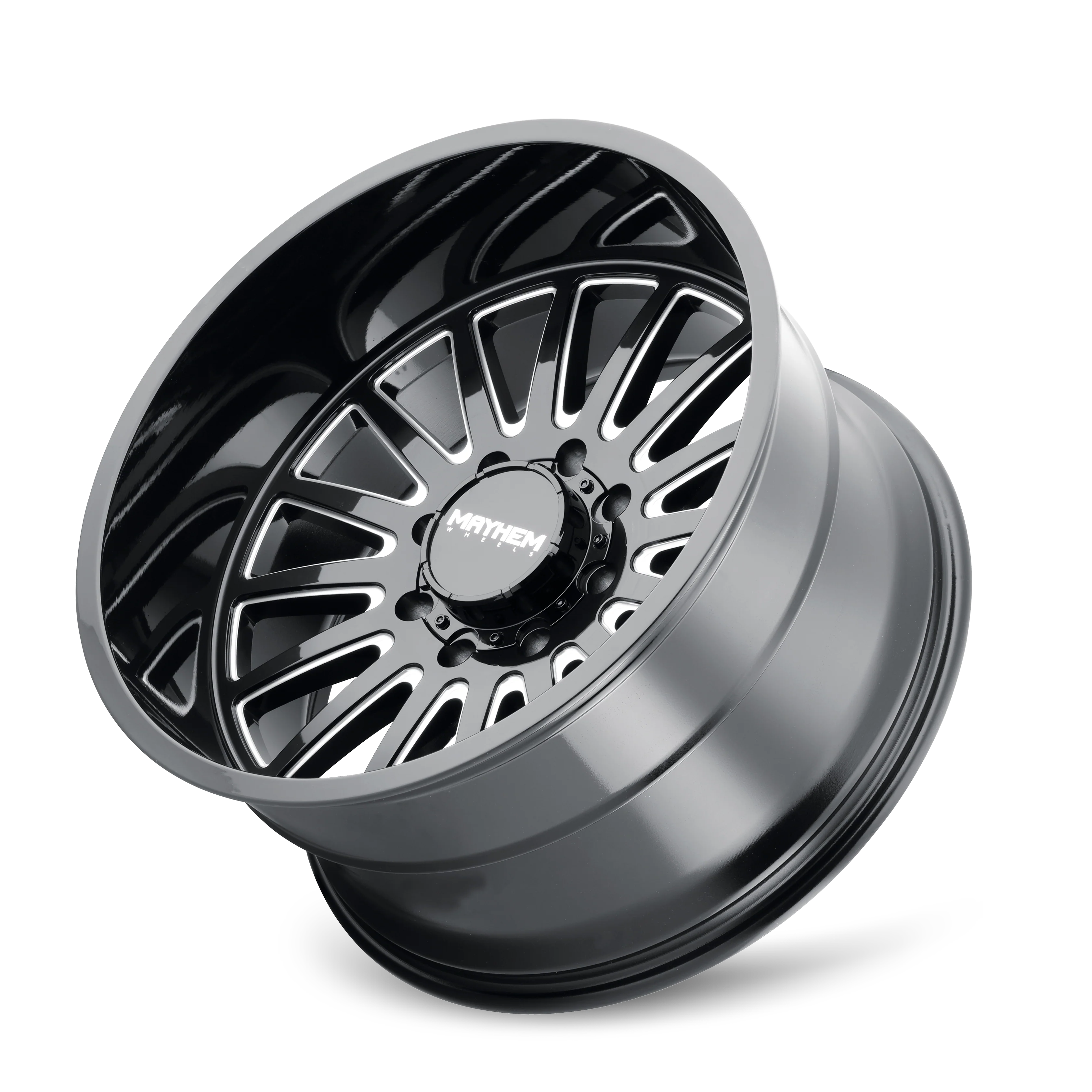 Mayhem - MAYHEM UTOPIA 8114 GLOSS BLACK MILLED 20X10 6-135 -19MM 87.1MM - Image 3