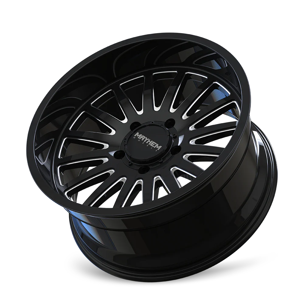 Mayhem - MAYHEM UTOPIA 8114 GLOSS BLACK MILLED 20X10 8-170 -19MM 125.2MM - Image 3