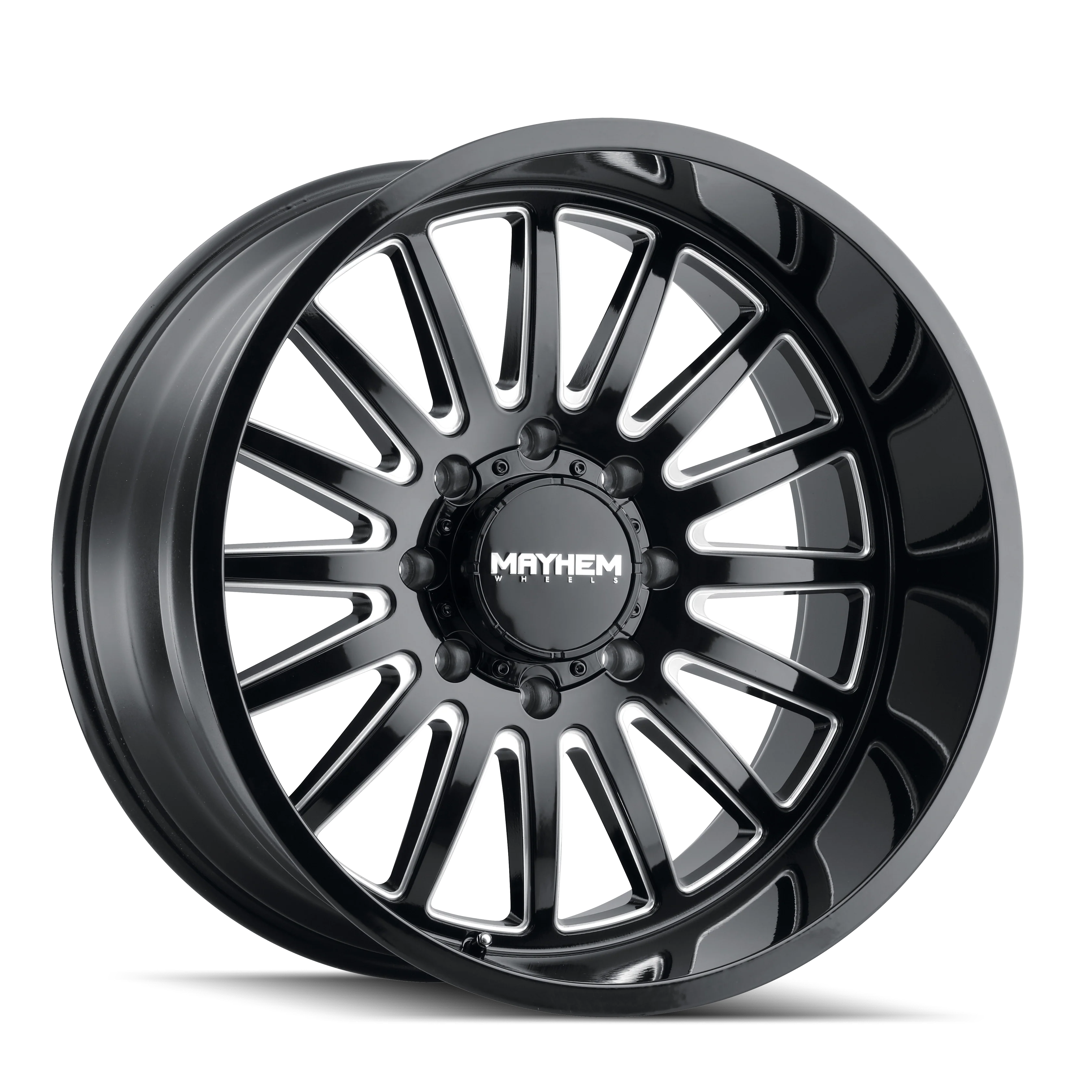 Mayhem - MAYHEM UTOPIA 8114 GLOSS BLACK MILLED 20X9 8-165.1 18MM 125.2MM
