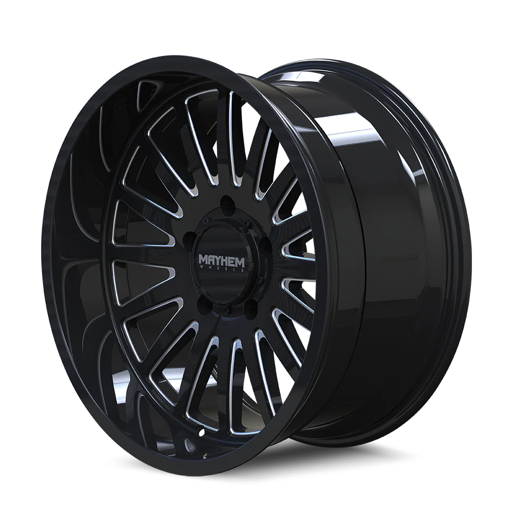 Mayhem - MAYHEM UTOPIA 8114 GLOSS BLACK MILLED 20X9 8-170 0MM 125.2MM - Image 5
