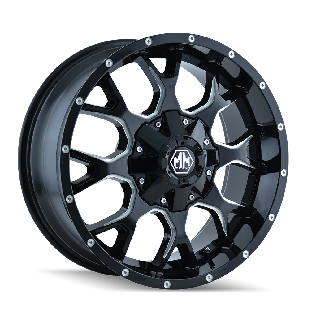 Mayhem - MAYHEM WARRIOR 8015 MATTE BLACK 20X10 6-135/6-139.7 -25MM 106MM - Image 3