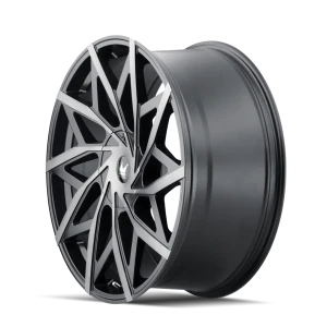 Mazzi - MAZZI BIG EASY 372 MATTE BLACK MACHINED WITH DARK 22X9.5 5-127/5-139.7 18MM 87MM - Image 2