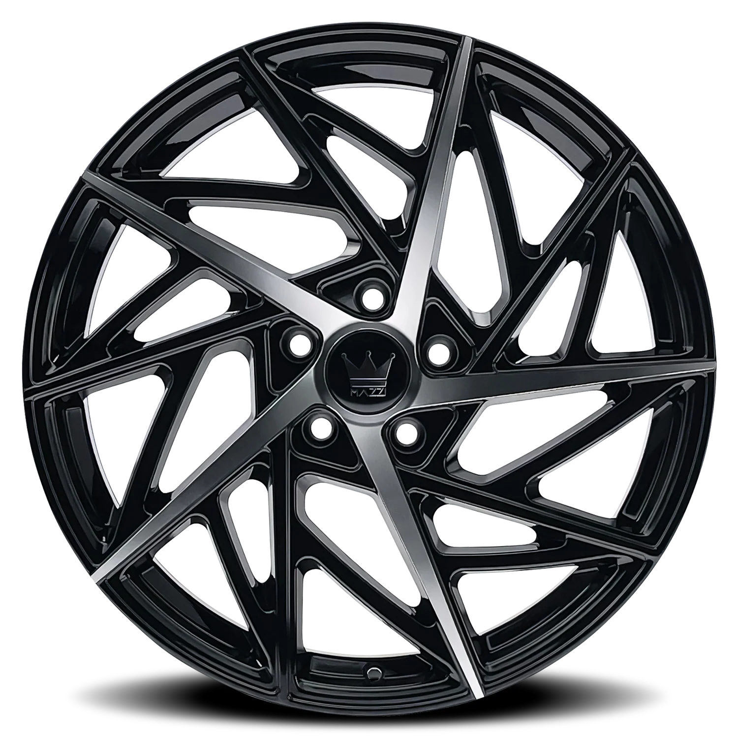 Mazzi - MAZZI FREESTYLE 377 GLOSS BLACK MACHINED 17X8 5-112 35MM 66.56MM - Image 3