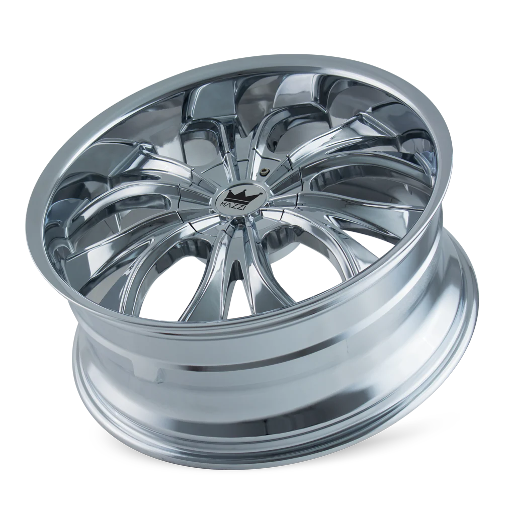 Mazzi - MAZZI HUSTLER 342 CHROME 22X9.5 5-114.3/5-120 35MM 74.1MM - Image 2
