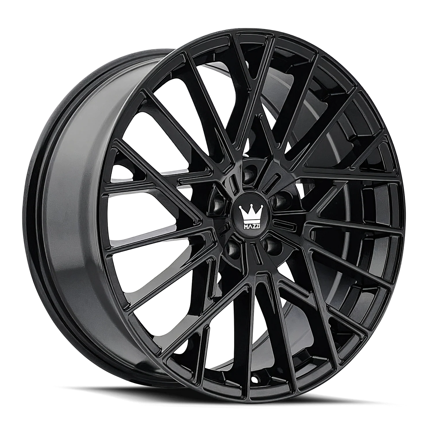 Mazzi - MAZZI JINX 378 GLOSS BLACK 18X8 5-108 40MM 63.5MM