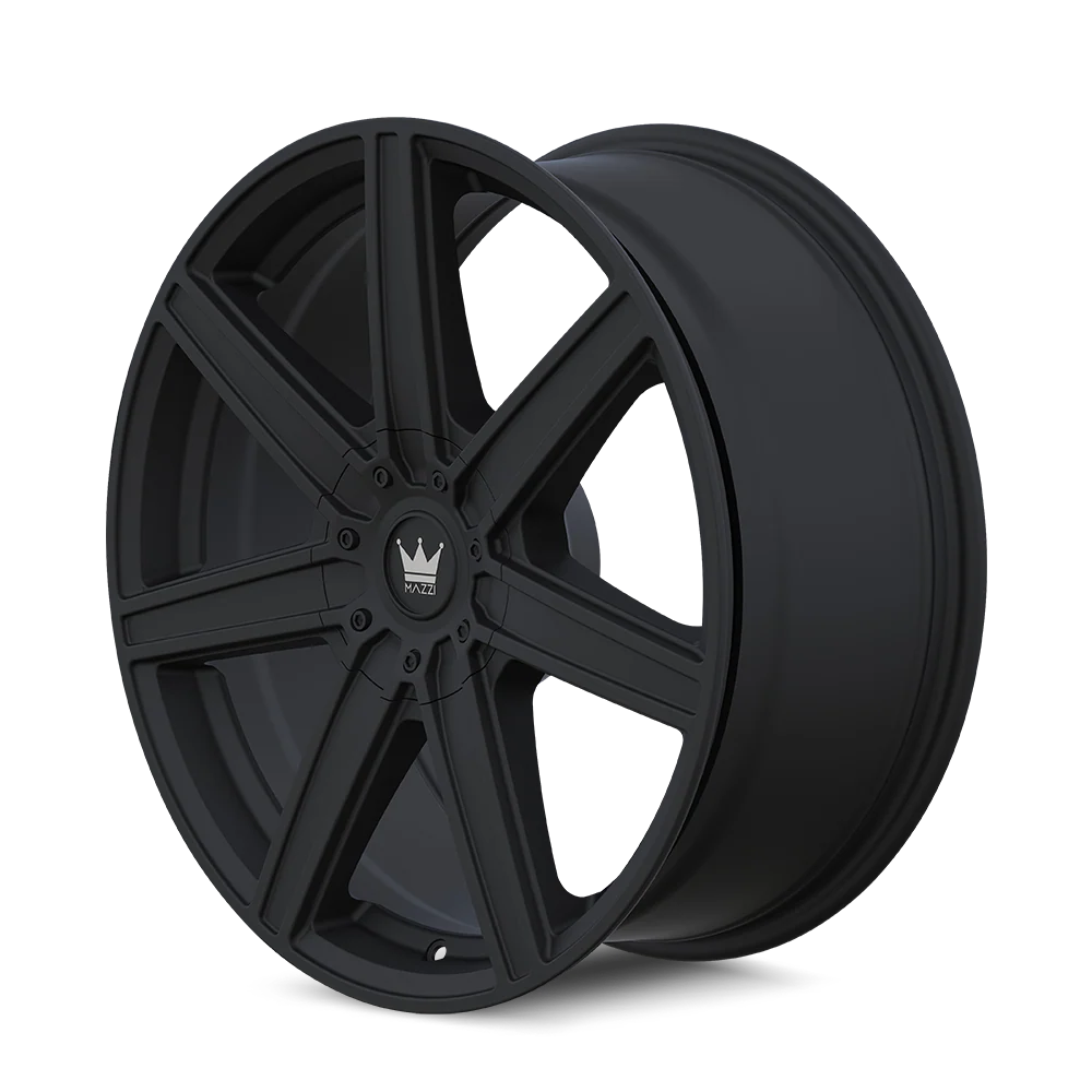 Mazzi - MAZZI LAGUNA 376 MATTE BLACK 22X8.5 5-112/5-120 38MM 74.1MM - Image 2