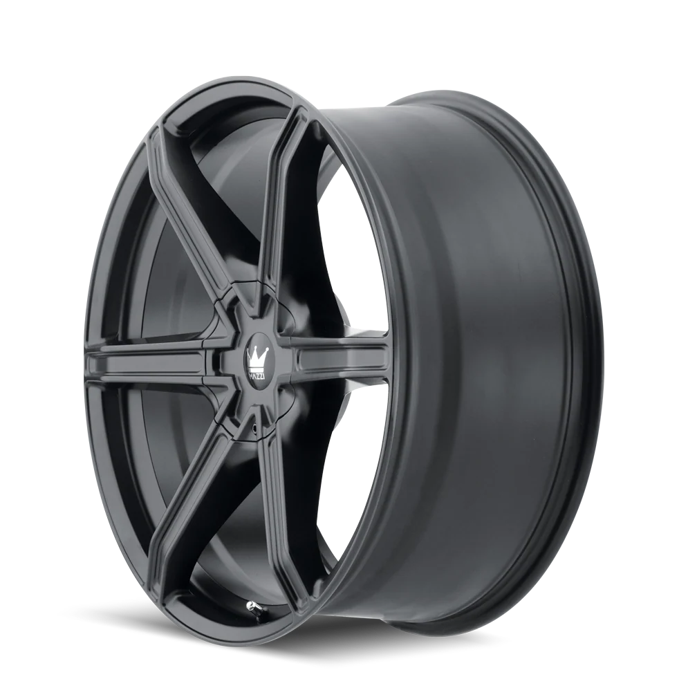 Mazzi - MAZZI STILTS 371 MATTE BLACK 24X9.5 5-115/5-120 18MM 74.1MM - Image 2