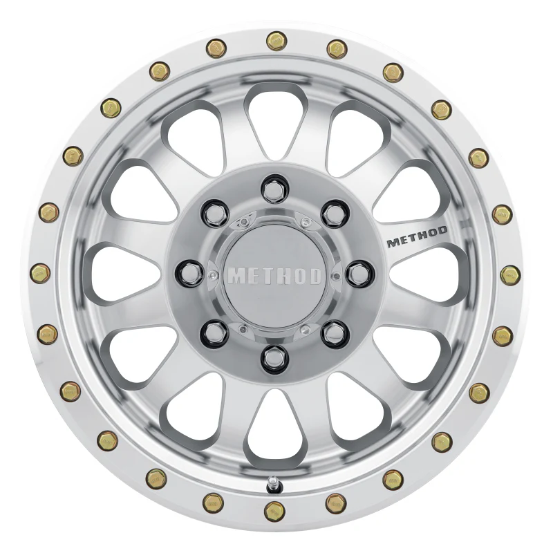 Method MR304 Double Standard 17x8.5 0mm Offset 8x170 130.81mm CB Machined/Clear Coat Wheel - Image 2