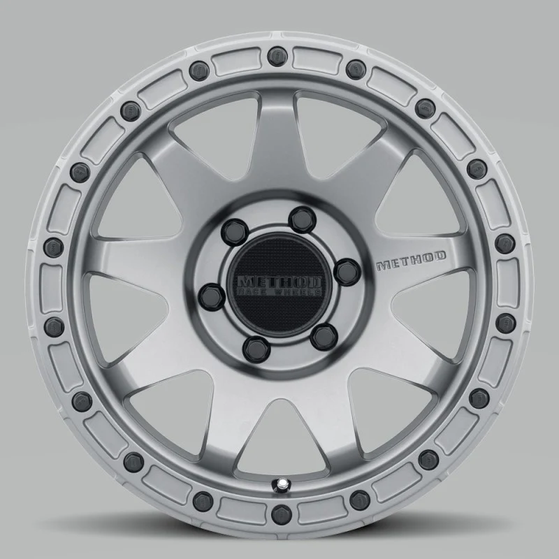 Method MR317 18x9 +3mm Offset 6x5.5 106.25mm CB Matte Titanium Wheel - Image 2