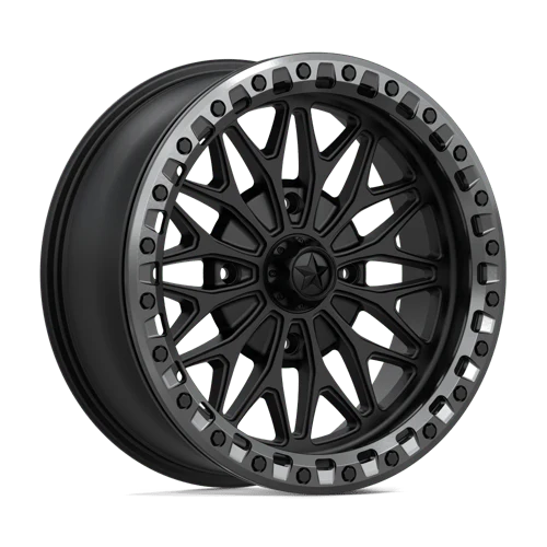MSA - BOLO UTV BL 18X7 4X156 115 +10 MBLK GMTL
