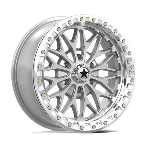 MSA - BOLO UTV BL 18X7 6X5.5 100 +10 G-SLV-MCH