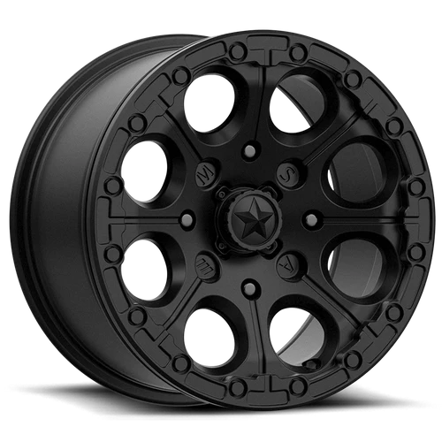 MSA - CANNON UTV BL 15X7 4X110 S-BLK 25MM