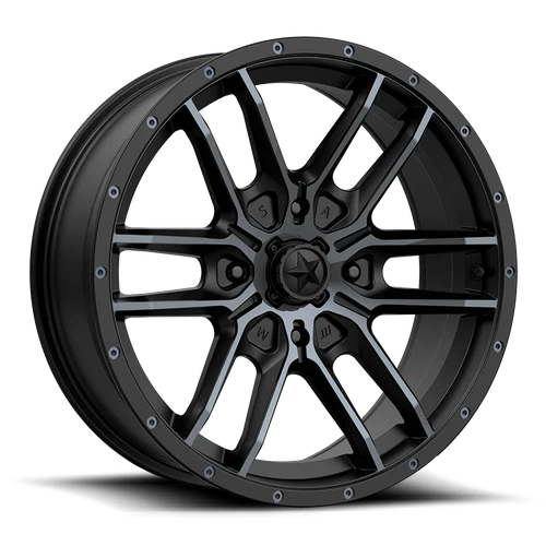 MSA - FANG UTV 18X7 4X137 S-BLK TTCC 10MM