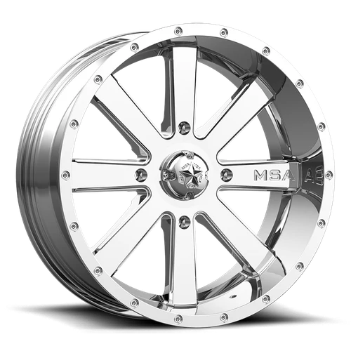 MSA - FLASH UTV 20X7 4X156 CHROME 00MM
