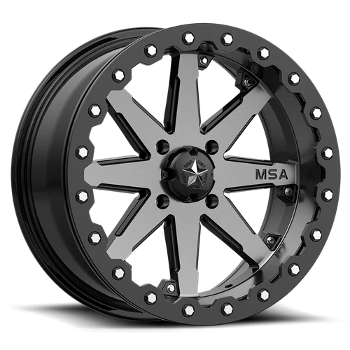 MSA - LOK UTV 14X7 4X137 CHARCOAL TINT 00MM