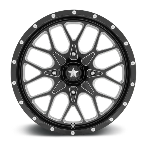 MSA - PORTAL UTV 14X7 4X110 86 G-BLK-MILL +10 - Image 3