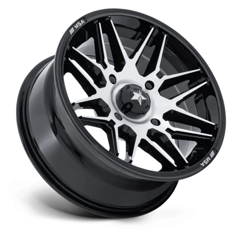 MSA - RADAR UTV 16X7 5X4.5 72 +10 G-BLK-MCH - Image 2