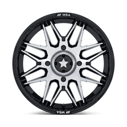 MSA - RADAR UTV 16X7 5X4.5 72 +10 G-BLK-MCH - Image 3