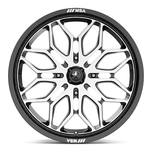 MSA - SNIPER UTV 18X7 4X110 86 G-BLK-MACH +10 - Image 3
