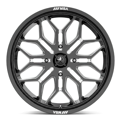 MSA - SNIPER UTV 20X7 4X110 86 G-BLK-MILL +10 - Image 3