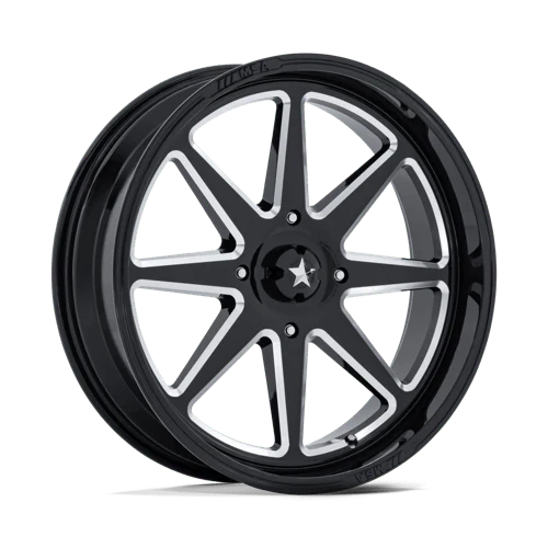 MSA - SPARK UTV 22X7 4X156 115 +0 G-BLK-MILL