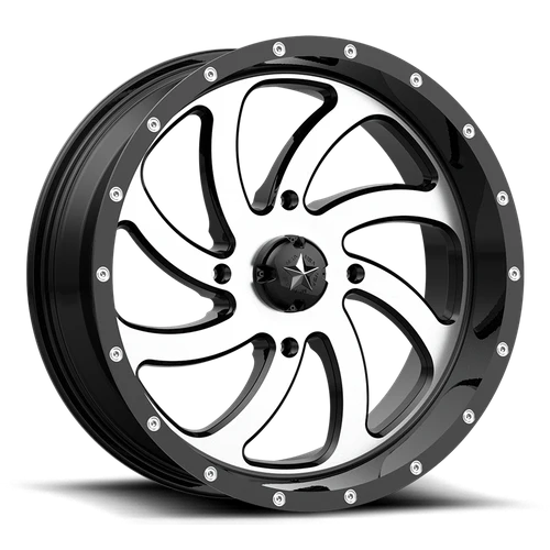 MSA - SWITCH UTV 24X7 4X156 MACH G-BLK 00MM