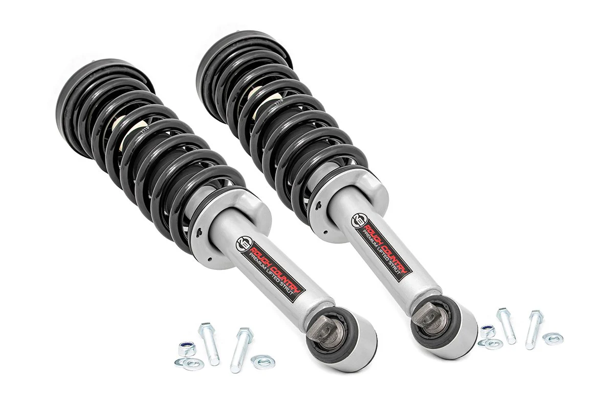 Rough Country - N3 Leveling Struts - 2 Inch - Loaded Strut - Ford F-150 2WD (2014-2025) - Image 7