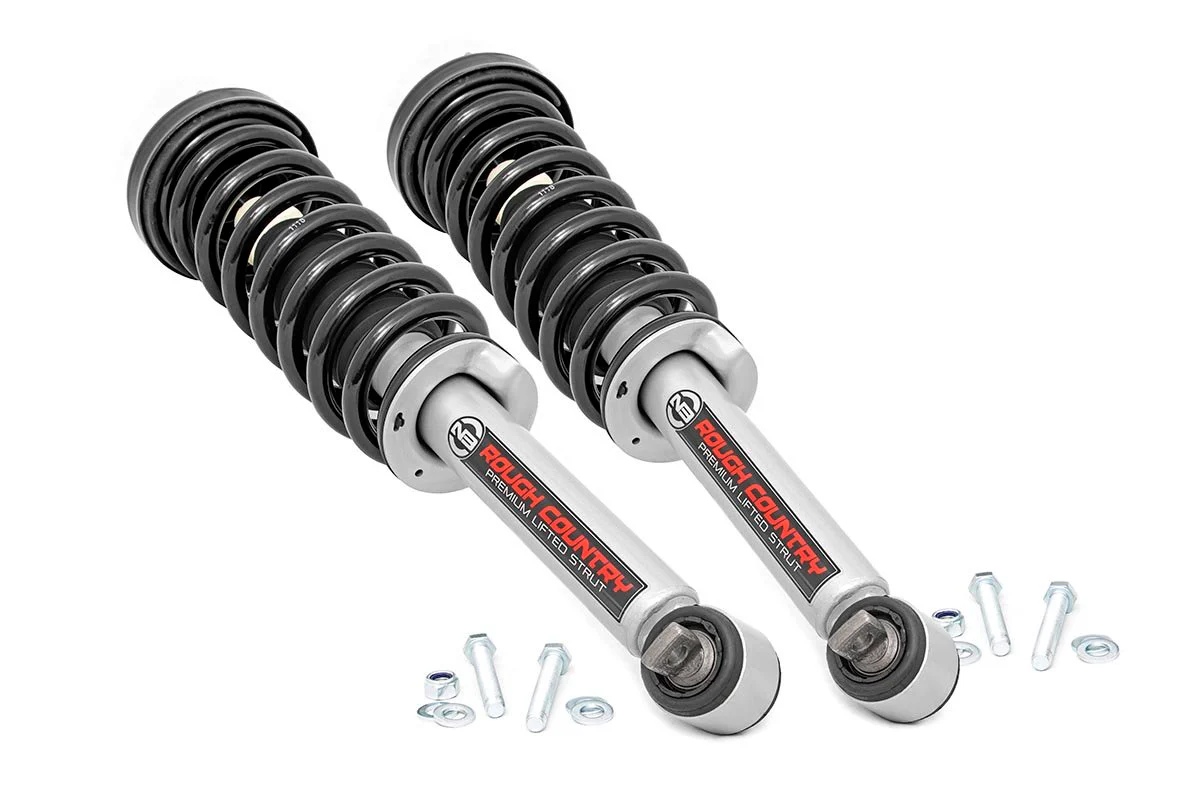 Rough Country - N3 Leveling Struts - 2 Inch - Loaded Strut - Ford Ranger 4WD (2019-2023) - Image 2