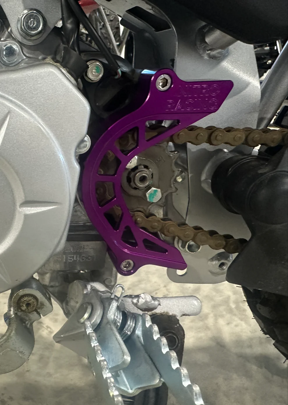 NRP Honda CRF110 Billet Chain Guard - Image 3