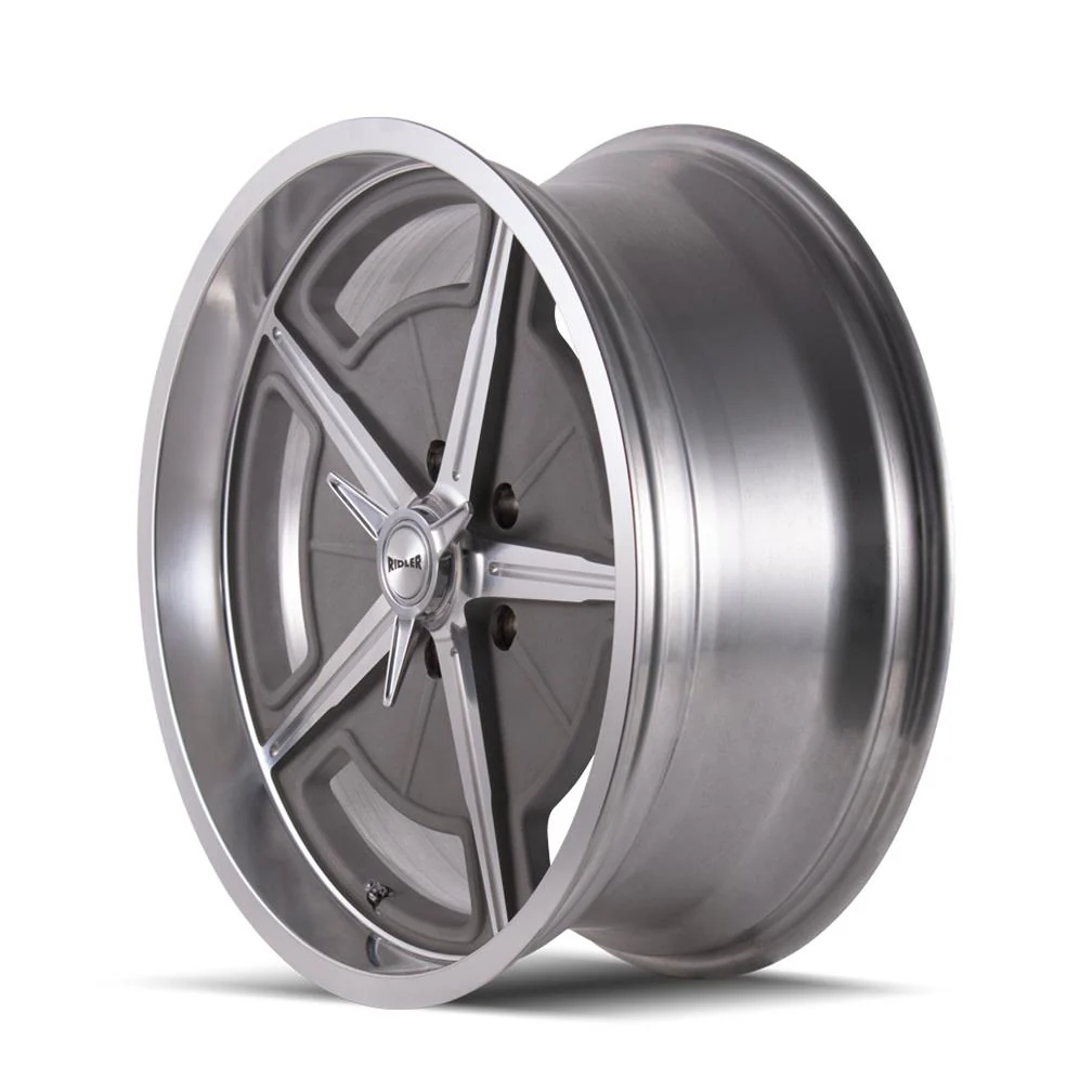 Ridler Wheels - RIDLER 605 MATTE AS-CAST MACHINED 20X8.5 5-114.3 0MM 83.82MM - Image 2